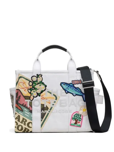 Marc Jacobs Medium The Camp Tote Bag Patchwork Denim Tote Bag In Multi