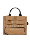 Marc Jacobs Borsa Tote The Cargo Canvas Medium Camel In Brown