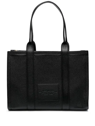 Marc Jacobs Medium The Leather Tote Bag In Schwarz