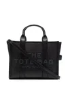 Marc Jacobs Structured Black Leather Handbag With Rounded Top Handles In Black