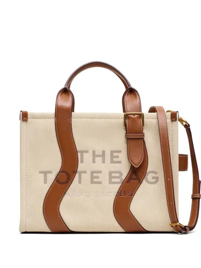 Marc Jacobs Medium The Wavy Tote Bag In Neutral