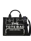 Marc Jacobs The Trompe Loeil Cargo Canvas Medium Tote Bag In Black