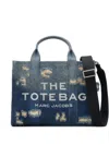 Marc Jacobs The Denim Medium Rip And Repair Tote Bag In Blu