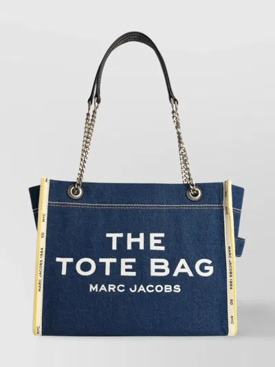 MARC JACOBS MEDIUM 'TOTE' DENIM BAG