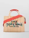Marc Jacobs Medium Tote Embroidery Daisy Raffia In Brown