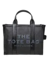 Marc Jacobs Medium Tote In Black Leather In Black