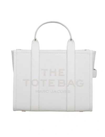 Marc Jacobs Medium Tote In White Leather
