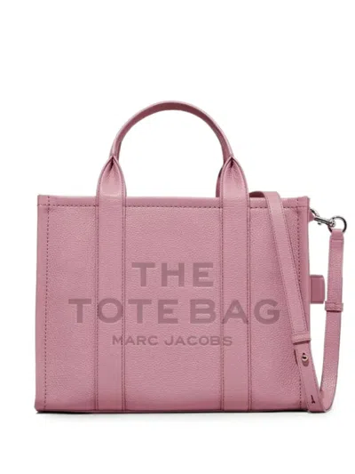 Marc Jacobs Medium Tote Leather Tote Bag In Pink