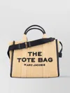 Marc Jacobs Medium Tote Raffia Woven Texture Top Handles