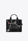 Marc Jacobs The Trompe L Oeil Charm Medium Tote Bag In Black
