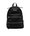 Marc Jacobs Women Black Nylon The Biker Medium Backpack In Black