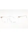 Marc Jacobs Men's Rectangular Eyeglasses With Premium Design In Transparent