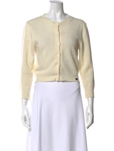 Pre-owned Marc Jacobs Merino Wool Crew Neck Sweater In Neutral