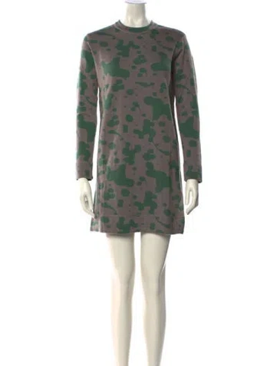 Pre-owned Marc Jacobs Merino Wool Mini Dress W/ Tags In Gray