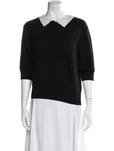 Pre-owned Marc Jacobs Merino Wool Sweater In Black