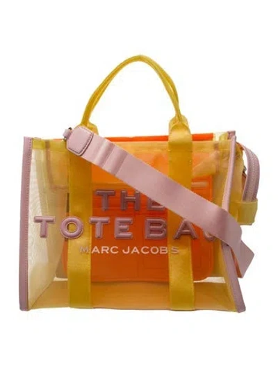 Pre-owned Marc Jacobs Mesh Messenger Bag In Neutral