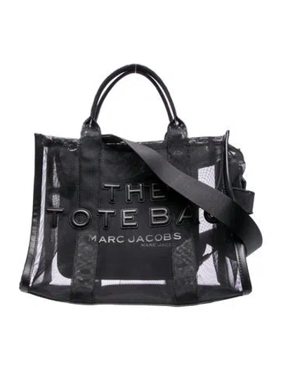 Pre-owned Marc Jacobs Mesh Top Handle Bag In Black