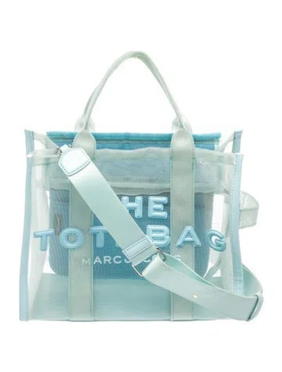 Pre-owned Marc Jacobs Mesh Top Handle Bag In Blue