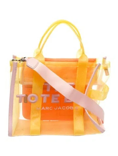 Pre-owned Marc Jacobs Mesh Top Handle Bag In Yellow