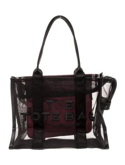Pre-owned Marc Jacobs Mesh Tote In Black