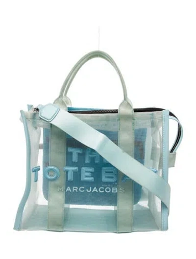Pre-owned Marc Jacobs Mesh Tote In Blue