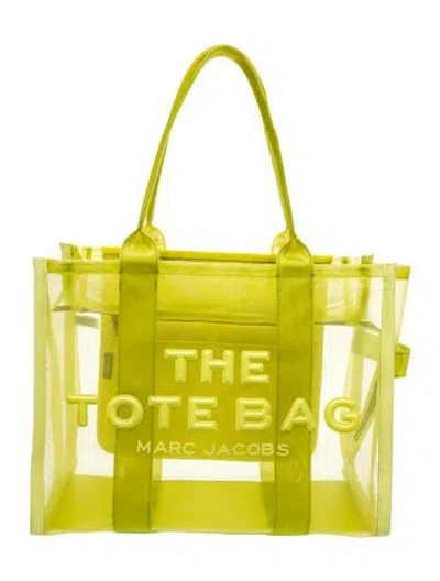 Pre-owned Marc Jacobs Mesh Tote In Yellow