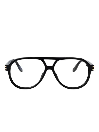 Marc Jacobs Metal-detail Pilot Frames In Black