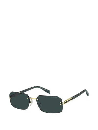 Marc Jacobs Metal Sunglasses In Green