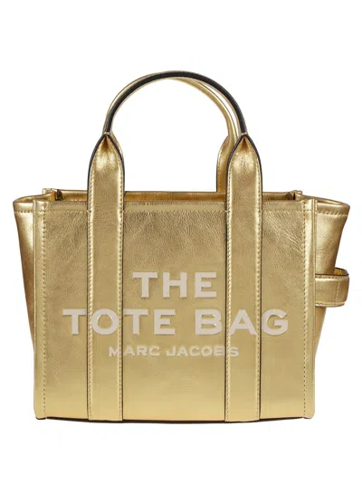 Marc Jacobs Metallic Finish Cow Leather Shopper Bag