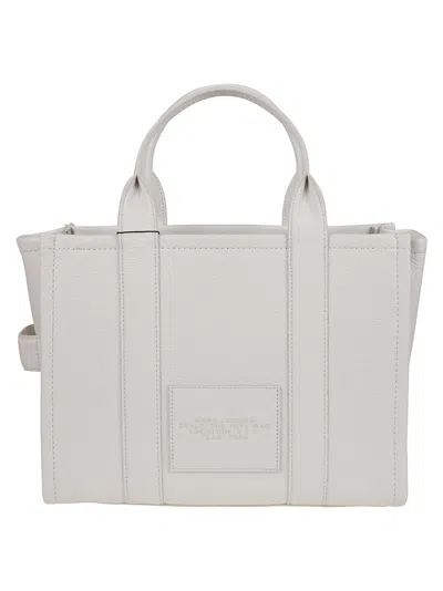 Marc Jacobs Metallic Leather Tote With Grainy Texture