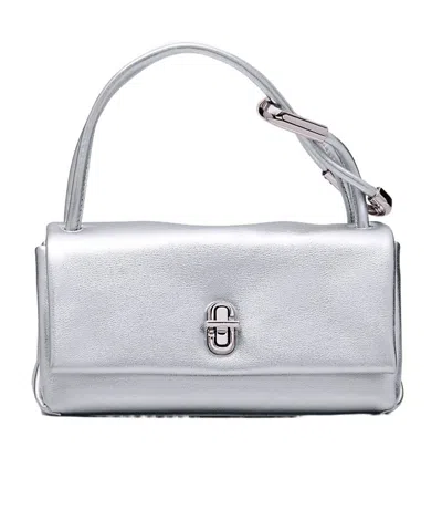 Marc Jacobs Metallic Mini Dual Handbag In Gray