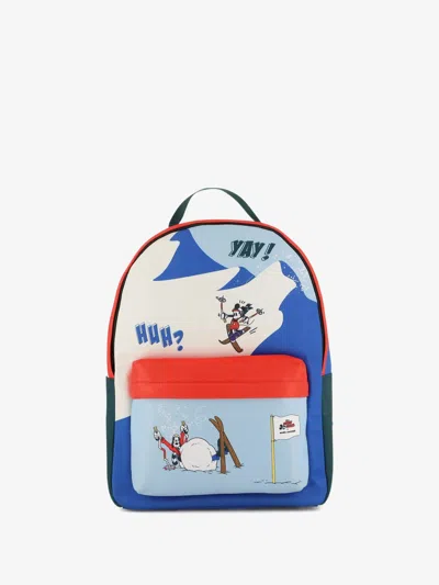 Marc Jacobs Mickey Mouse Print Backpack With Exterior Zip Pocket In Multicolor