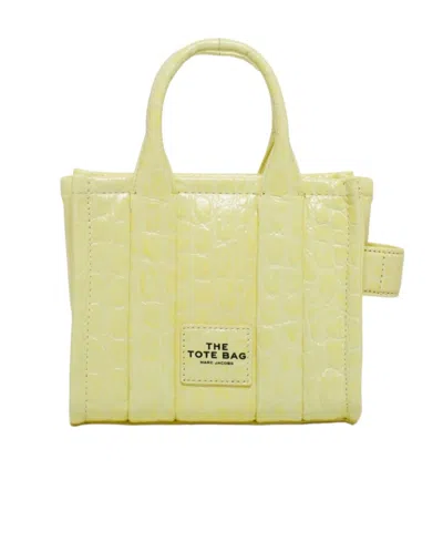 Marc Jacobs Micro The Tote Bag In Yellow
