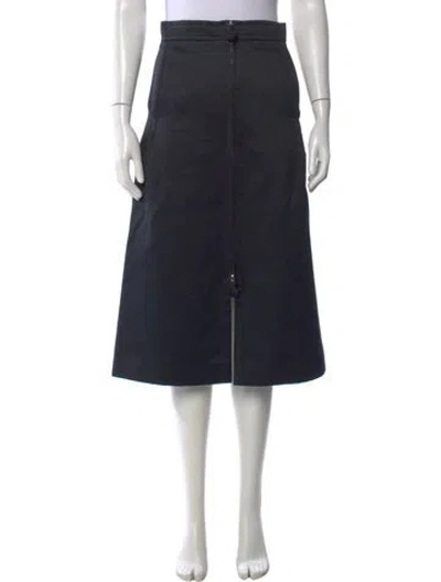 Pre-owned Marc Jacobs Midi Length Skirt In Blue