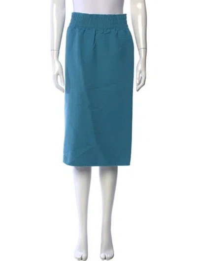 Pre-owned Marc Jacobs Midi Length Skirt In Blue