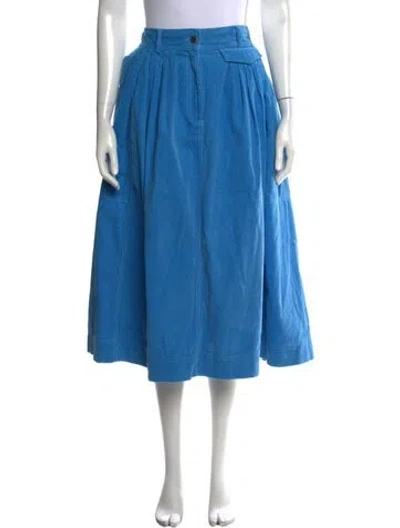 Pre-owned Marc Jacobs Midi Length Skirt In Blue