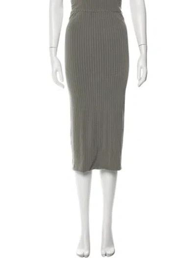Pre-owned Marc Jacobs Midi Length Skirt In Gray