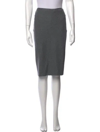 Pre-owned Marc Jacobs Midi Length Skirt In Gray