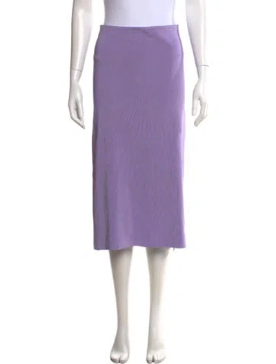 Pre-owned Marc Jacobs Midi Length Skirt In Purple