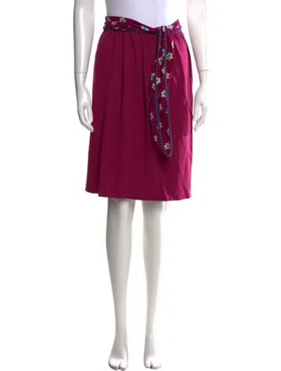 Pre-owned Marc Jacobs Midi Length Skirt In Purple