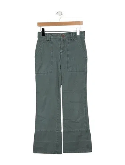 Pre-owned Marc Jacobs Mid-rise Flared Jeans In Blue