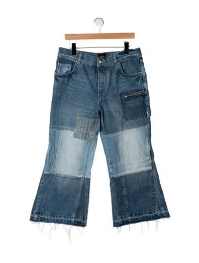 Pre-owned Marc Jacobs Mid-rise Flared Jeans In Blue