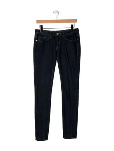Pre-owned Marc Jacobs Mid-rise Skinny Leg Jeans In Blue