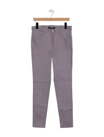 Pre-owned Marc Jacobs Mid-rise Skinny Leg Jeans In Purple