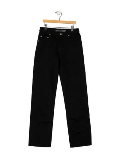 Pre-owned Marc Jacobs Mid-rise Straight Leg Jeans In Black