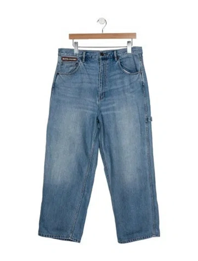 Pre-owned Marc Jacobs Mid-rise Straight Leg Jeans In Blue