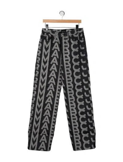 Pre-owned Marc Jacobs Mid-rise Wide Leg Jeans W/ Tags In Black