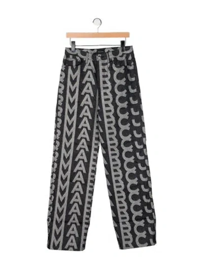 Pre-owned Marc Jacobs Mid-rise Wide Leg Jeans W/ Tags In Black