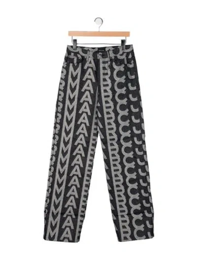Pre-owned Marc Jacobs Mid-rise Wide Leg Jeans W/ Tags In Black