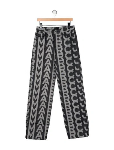 Pre-owned Marc Jacobs Mid-rise Wide Leg Jeans W/ Tags In Black
